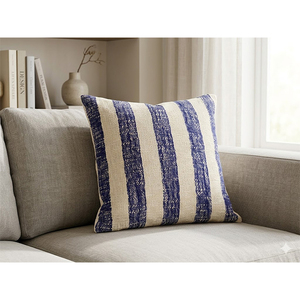 TNT Yarn Dyed Cushion Cover | Premium Solid Decorative Throw Pillow Cover <b>with</b> Contrast Piping for <b>Sofa</b>, <b>Bed</b> & Home Decor - Product Image 3