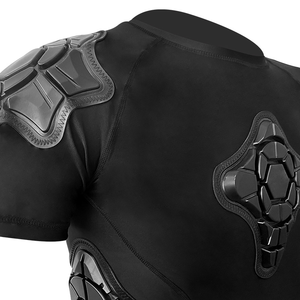 Custom Body Safe Guard Sports Padded Jersey Bicycle Cycling Body Protective Undershirt Men Bike Padded Compression Shirt - Product Image 4