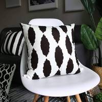 Housse de coussin décorative en coton avec logo personnalisé, taie d'oreiller personnalisée pour la décoration de la maison et les cadeaux