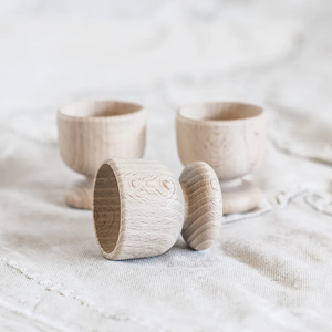Porte-œufs en bois d'olivier écologique pour un petit-déjeuner et un dîner luxueux à la maison, décoration de table, support pour œufs durs - Product Image 5
