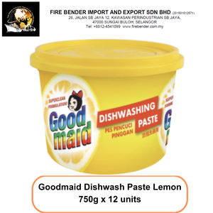 Pasta Lavavajillas Goodmaid 750g Limón, Eliminación Superior de Grasa, Larga Duración, Hecho en Malasia, Compra al por Mayor para Exportación Internacional - Product Image 2