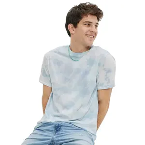 Tie Dye Short Sleeve T Shirts Kids & Adult 100% Cotton Colortone Plus Size Tops For Men's Summer Tie Dye T Shirts