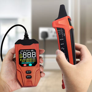 Détecteur de disjoncteurs numériques avec écran couleur VA 90-230V, testeur GFCI et détecteur de fuites NCV, traceur électrique professionnel - Product Image 1