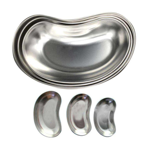 Plateau médical incurvé en acier de 10 pouces pour instruments chirurgicaux, avec logo personnalisé, à vendre - Product Image 5