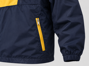 Chaqueta Cortavientos Personalizada de Alta Calidad para Hombre, Cuello Alto, Impermeable, Transpirable, Ligera, Estilo Deportivo Urbano - Product Image 5