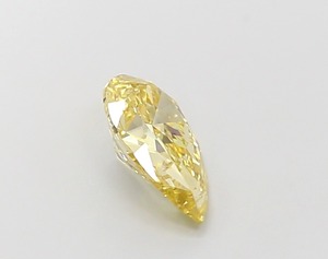 Hermoso diamante suelto talla pera, color amarillo intenso, claridad VS1, limpieza a simple vista, cultivado en laboratorio CVD, certificado IGI, 1.5 quilates EX - Product Image 2