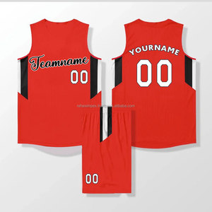Ensemble de maillots de basket-ball personnalisés à impression numérique antibactérienne sans manches 100% polyester pour adultes, options de tailles plus grandes - Product Image 3
