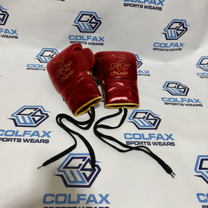 Guantes de Boxeo Personalizados con Nombre Impreso, Guantes de Boxeo Profesionales de 10oz para Combate, Guantes de Entrenamiento con Cordones y Logotipo Personalizado - Product Image 1