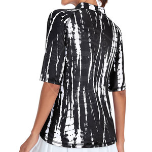 Vêtements de performance légers pour femmes, polo de golf fabriqué en tissu extensible doux, adapté aux voyages d'été - Product Image 2