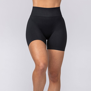Shorts de sport pour femmes, sans couture, taille haute, séchage rapide, écologiques, en spandex/coton, respirants, pour la gym, le fitness, le yoga et l'entraînement - Product Image 1