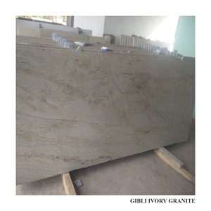 Dalles de granit Gibli Ivory utilisées dans la construction d'appartements, d'hôtels, de bureaux et de bâtiments de luxe en pierre en Inde. - Product Image 2