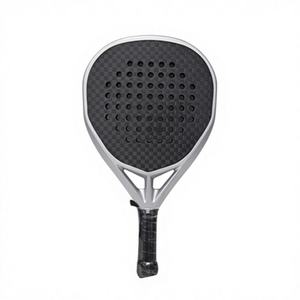 AIR BUZZ Full Carbon Fiber Padel Racket PR002 Professional Training Lightweight Handmade 45CM Face Size Dongguan Source Factory - Product Image 1