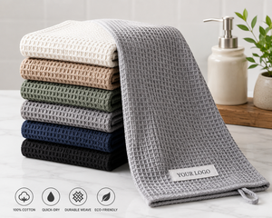 Ensemble de torchons de cuisine de haute qualité en coton premium, ultra absorbants, séchage rapide, doux, réutilisables, pour la cuisine, la salle à manger et la maison - Product Image 4
