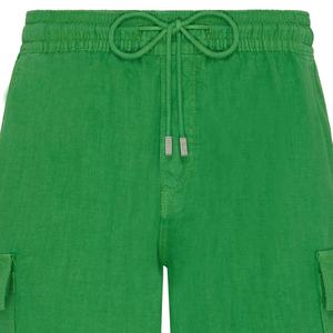 Bermuda cargo confortable et extensible au design personnalisé pour hommes short pour hommes en tissu à séchage rapide évacuant l'humidité avec poches - Product Image 2