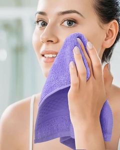 Serviette de bain en microfibre corail 100 % biologique, serviette d'hôtel portable et tapis de bain pour hôtels et usage domestique, lingettes de bain - Product Image 1
