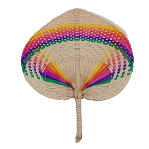 Fabriqué à la main jonc de mer mural Accents décoratifs ornements bambou artisanat ventilateur à main décor à la maison en gros belle vente en gros - Product Image 2