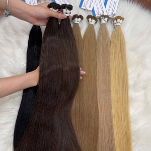 Extensiones de cabello humano vietnamita liso con punta plana de queratina de 24 pulgadas, precio de mayoreo de fábrica, listas para enviar. - Product Image 2