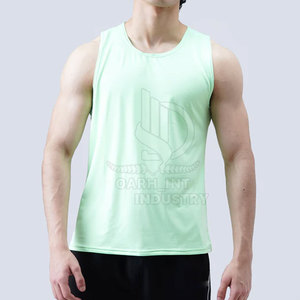 เสื้อกล้ามผู้ชายแบบถัก ดีไซน์ล่าสุด สวมใส่สบาย เป็นมิตรกับสิ่งแวดล้อม แห้งเร็ว ระบายอากาศได้ดี ผลิตจากผ้าฝ้าย 100% รับผลิตตามแบบ OEM ราคาขายส่ง - Product Image 3