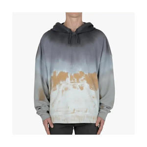 Sudadera con Capucha con Lavado Ácido, Fabricación OEM, Sudadera de Algodón con Lavado Vintage, Personalización de Marca Disponible para Minoristas y Compradores al por Mayor - Product Image 1