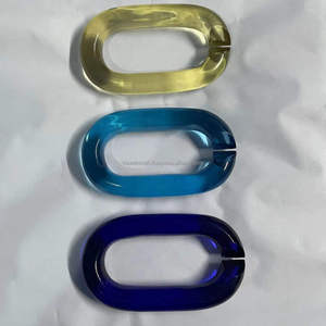 Vibrant Polyresin Chain Link Wall Art Sculpture Acrylic Interlocking <b>Ring</b> Decoration For Commercial Hotel Lobby Accessories - Product Image 5