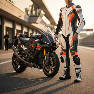 Chaquetas de motocicleta de cuero genuino, últimos diseños, conjuntos de trajes de lluvia para motocicleta, talla personalizada para adultos, últimos diseños de motocicleta - Product Image 5