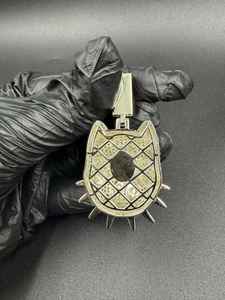 Pendentif Tête de Bouledogue Moissanite Sertie de Pierres, Breloque Hip Hop pour Fête, en Argent 925, Bijoux de Luxe, Pendentifs et Breloques - Product Image 3