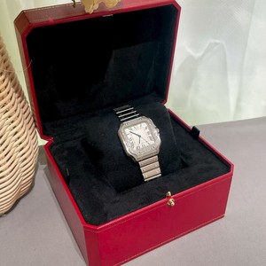 Reloj Automático Cuadrado de Acero Inoxidable para Mujer, 36 mm, Bisel con Diamantes, Cristal de Zafiro, Puntero Analógico, Movimiento Mecánico, Lujo - Product Image 2