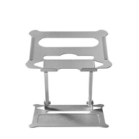 Support de bureau ergonomique pour ordinateur portable, réglable en hauteur, en aluminium robuste, support de tablette pour ordinateur portable