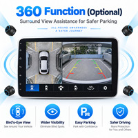 10.1 pouces 1din voiture Android lecteur autoradio lecteur Dvd stéréo Audi écran rotatif Gps Navigation Auto voiture vidéo