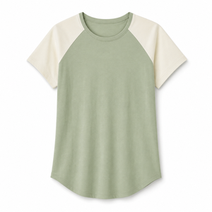 Camiseta Casual de Verano para Mujer, Corte Regular, Secado Rápido, Transpirable, de Algodón y Bambú, Manga Corta - Product Image 3