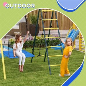 Outdoor Toy Swing Set for Kids Fun Play Equipment for Gardens and Parks - Product Image 6