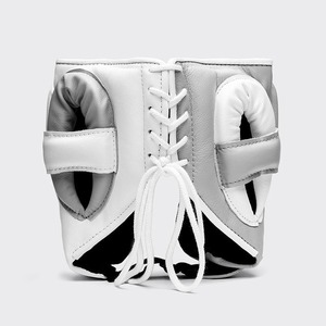 Set de Boxeo de Piel Genuina OEM ODM, Logotipo Personalizado, Blanco y Gris, Equipo de Entrenamiento de Kickboxing, Set Premium Personalizado - Product Image 5