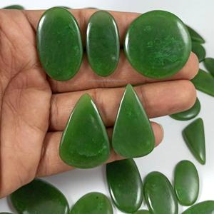 Fournisseur de pierres précieuses en vrac de haute qualité, cabochons en jade néphrite naturel, pierres facettées, cristaux de guérison, vente en gros - Product Image 6