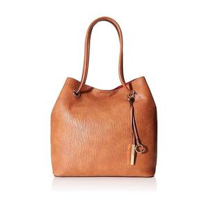Ensemble de sacs à bandoulière en cuir véritable pour femme, sac fourre-tout texturé avec cordon de serrage et pochette pour usage quotidien - Product Image 2