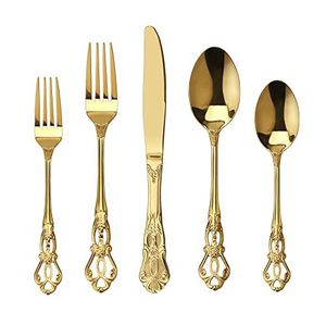 Juego de Cubiertos de Acero Inoxidable Económico, Colección de Cubiertos Duraderos para el Hogar, Restaurantes y Negocios de Hostelería - Product Image 4