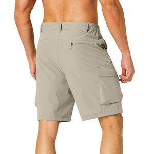Custom Cargo Shorts Regular Fit 100% Cotton <b>Canvas</b> Quick Dry Mid Waist Drawstring Solid Colors Eco-Friendly Low Price Men Shorts - Product Image 2