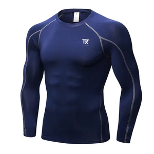 Camisetas de Compresión Personalizadas al por Mayor, Camisetas Deportivas de Poliéster, Camisetas de Protección contra Rozaduras para Hombre, Camisetas de Fitness para Hombre - Product Image 6