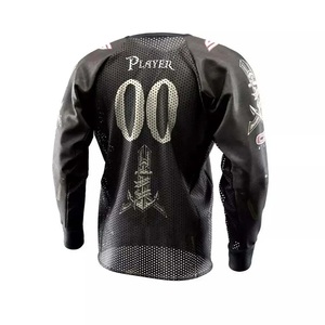เสื้อเพนท์บอลออกแบบตามสั่ง พิมพ์ลายแบบซับลิเมชั่น เสริมแผ่นรองหลัง เสื้อเพนท์บอลตาข่ายระบายอากาศ สำหรับกลยุทธ์ทีม - Product Image 1