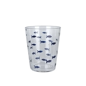 Vaso de Plástico Acrílico Irrompible con Diseño de Pez para Bebidas y Agua - Product Image 2
