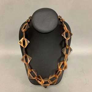 Collar con Colgante de Cuerno de Búfalo, Artesanía Natural, Personalizable, con Cuentas en Forma de Pirámide, para Bodas, Precio Económico, con Oferta de Venta - Product Image 5