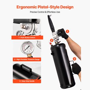 เครื่องสูบลมยางแบบพกพา 2.1 แกลลอน/8 ลิตร พร้อมหัวฉีดลมแบบกด 87-116 PSI - Product Image 4