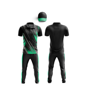 Conjunto de Camiseta y Pantalones de Cricket Sublimados Transpirables |   Uniforme Completo de Cricket para Hombres, Mujeres y Jóvenes, Camiseta Polo y Pantalones - Product Image 1