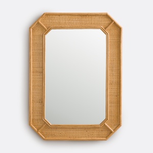 Modern rattan mirror excellent quality wall mounted mirrors interior <b>accessory</b> for home <b>decoration</b> - Product Image 5