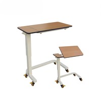 Mesas de Noche para Muebles, Mesa de Comedor Móvil Sobre la Cama, Mesa Ajustable en Altura para Discapacitados