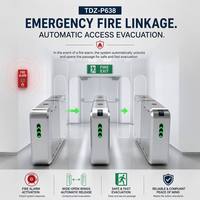 Barrera Deslizante de Media Altura de Seguridad, Torniquete Automático de Alta Velocidad y Calidad para Oficinas Comerciales, CE, ISO, OEM, 1 Año de Garantía