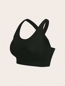 Soutiens-gorge de sport personnalisés imprimés par sublimation pour femmes, yoga, fitness, course à pied, dos croisé, rembourrés - Product Image 6