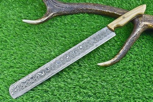 Cuchillo de Chef de Acero de Damasco Forjado a Mano Impresionante de BA ENTERPRISES, Precio de Fábrica Premium |   Cuchillo de Cocina Hecho a Mano Personalizado de 16.5 Pulgadas - Product Image 2