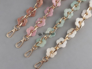 Collier chaîne en résine de créateur, qualité supérieure, léger, bijou de mode tendance, pièce maîtresse pour femme, cadeau Tradebyd - Product Image 4
