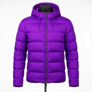 Men's Hooded Quarter-<b>Zip</b> Windbreaker Winter Waterproof Breathable Soft Shell <b>Jacket</b> with Custom Logo Front Outdoor Coat - Product Image 1