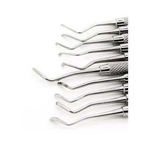 Juego de 10 Instrumentos Dentales de Doble Punta para Restauración, de Acero Inoxidable Alemán de Alta Calidad, Marca Dentavex - Product Image 2